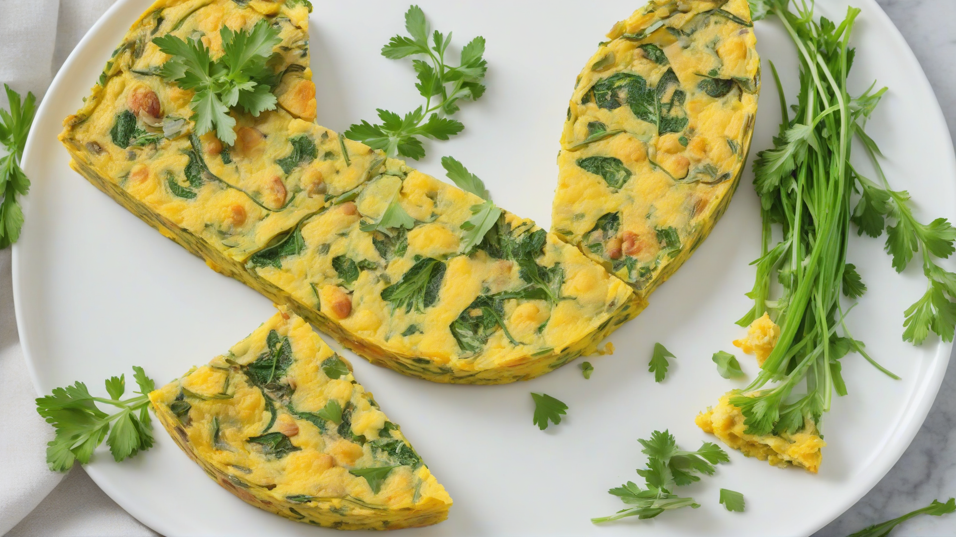 frittata con farina di ceci